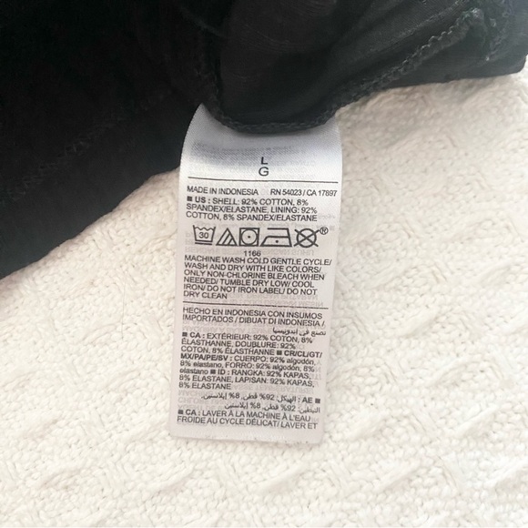 Old Navy Black Ribbed Crop Camisole Large - Picture 3 of 6